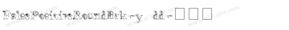 FalsePositiveRoundBrk-y4dd字体转换