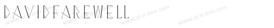 DavidFarewell字体转换