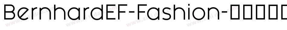 BernhardEF-Fashion字体转换