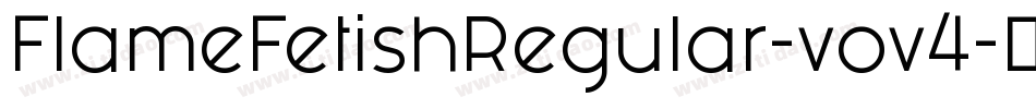 FlameFetishRegular-vov4字体转换