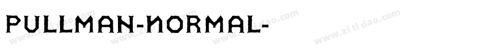 Pullman-Normal字体转换