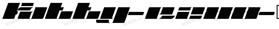 Fatty-EZx8字体转换