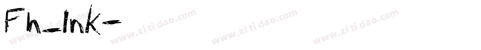 Fh_Ink字体转换