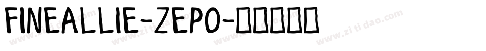 FineAllie-zEp0字体转换