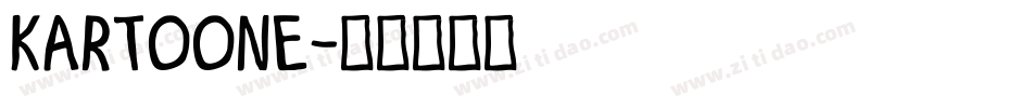 Kartoone字体转换