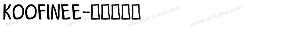 Koofinee字体转换