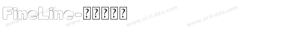 FineLine字体转换