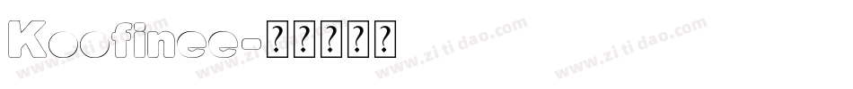 Koofinee字体转换