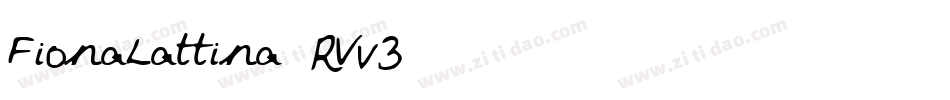 FionaLattina-RVv3字体转换