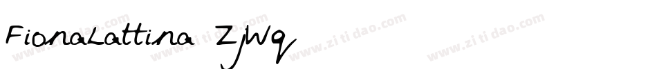 FionaLattina-ZjWq字体转换