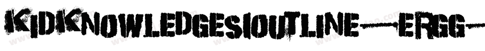 KidKnowledges1Outline-ergg字体转换