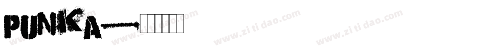 PUNKA字体转换