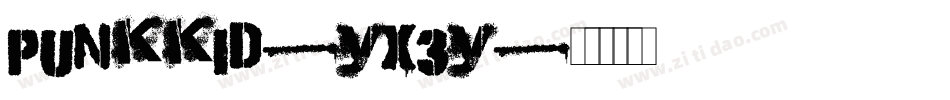PunkKid-YX3y字体转换