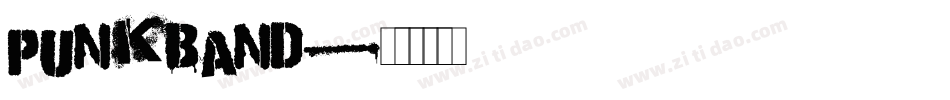 Punkband字体转换