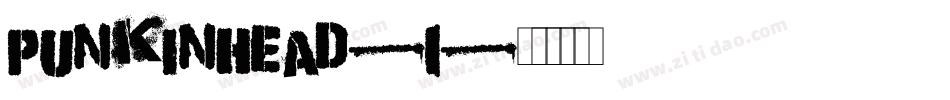 Punkinhead-1字体转换