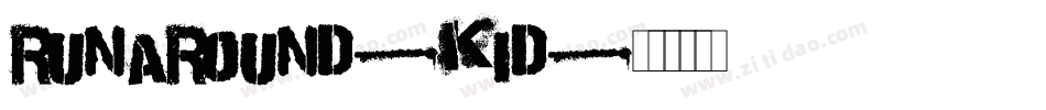Runaround-Kid字体转换