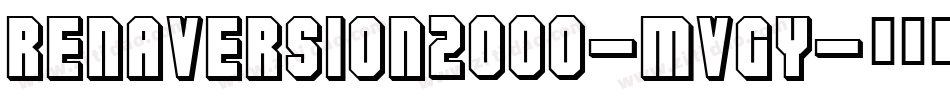 RenaVersion2000-MVGY字体转换