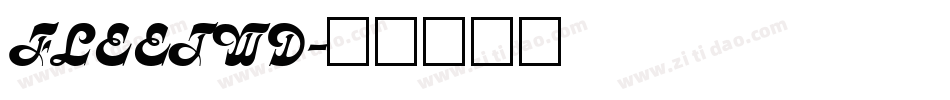 FLEETWD字体转换