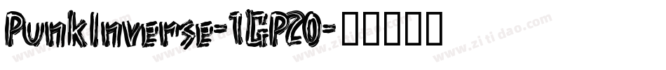 PunkInverse-1GP20字体转换