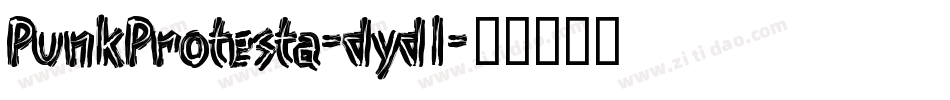 PunkProtesta-dydl字体转换