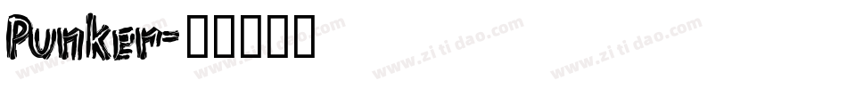 Punker字体转换