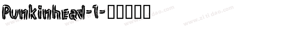 Punkinhead-1字体转换