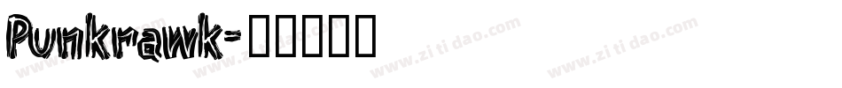 Punkrawk字体转换