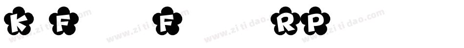KrFlowerFrame-3RPp字体转换