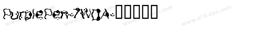 PurplePen-7WOA字体转换