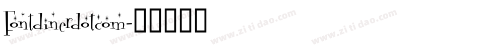Fontdinerdotcom字体转换