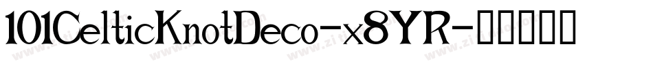 101CelticKnotDeco-x8YR字体转换