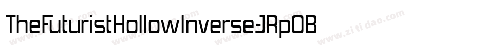 TheFuturistHollowInverse-JRpOB字体转换