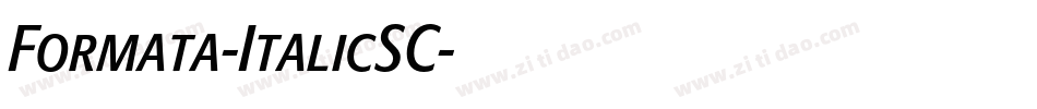 Formata-ItalicSC字体转换