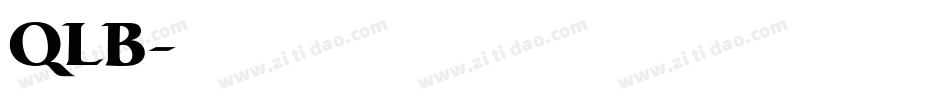 QLB字体转换