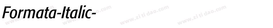 Formata-Italic字体转换