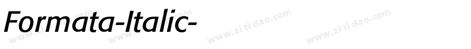 Formata-Italic字体转换