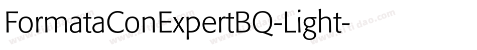 FormataConExpertBQ-Light字体转换