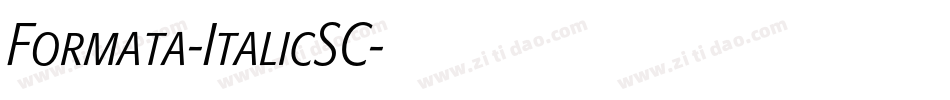 Formata-ItalicSC字体转换