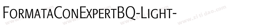 FormataConExpertBQ-Light字体转换