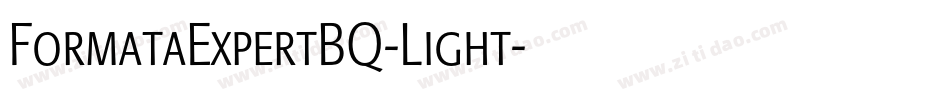 FormataExpertBQ-Light字体转换