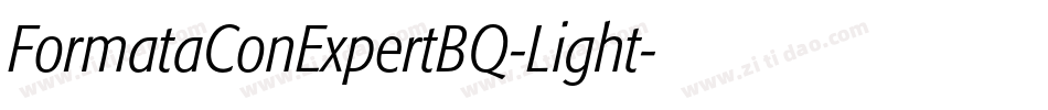 FormataConExpertBQ-Light字体转换
