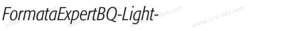 FormataExpertBQ-Light字体转换