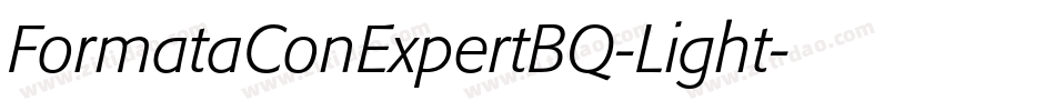 FormataConExpertBQ-Light字体转换
