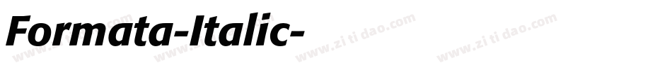 Formata-Italic字体转换