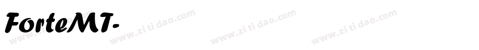 ForteMT字体转换