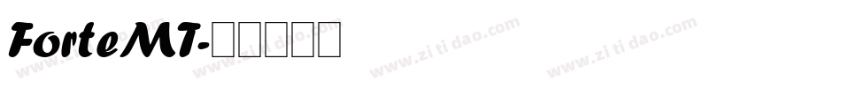 ForteMT字体转换