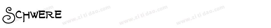 Schwere字体转换