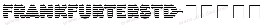 FrankfurterStd字体转换