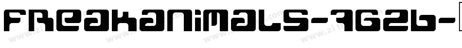 FreakAnimals-762B字体转换