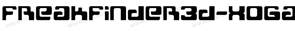 Freakfinder3D-XOga字体转换